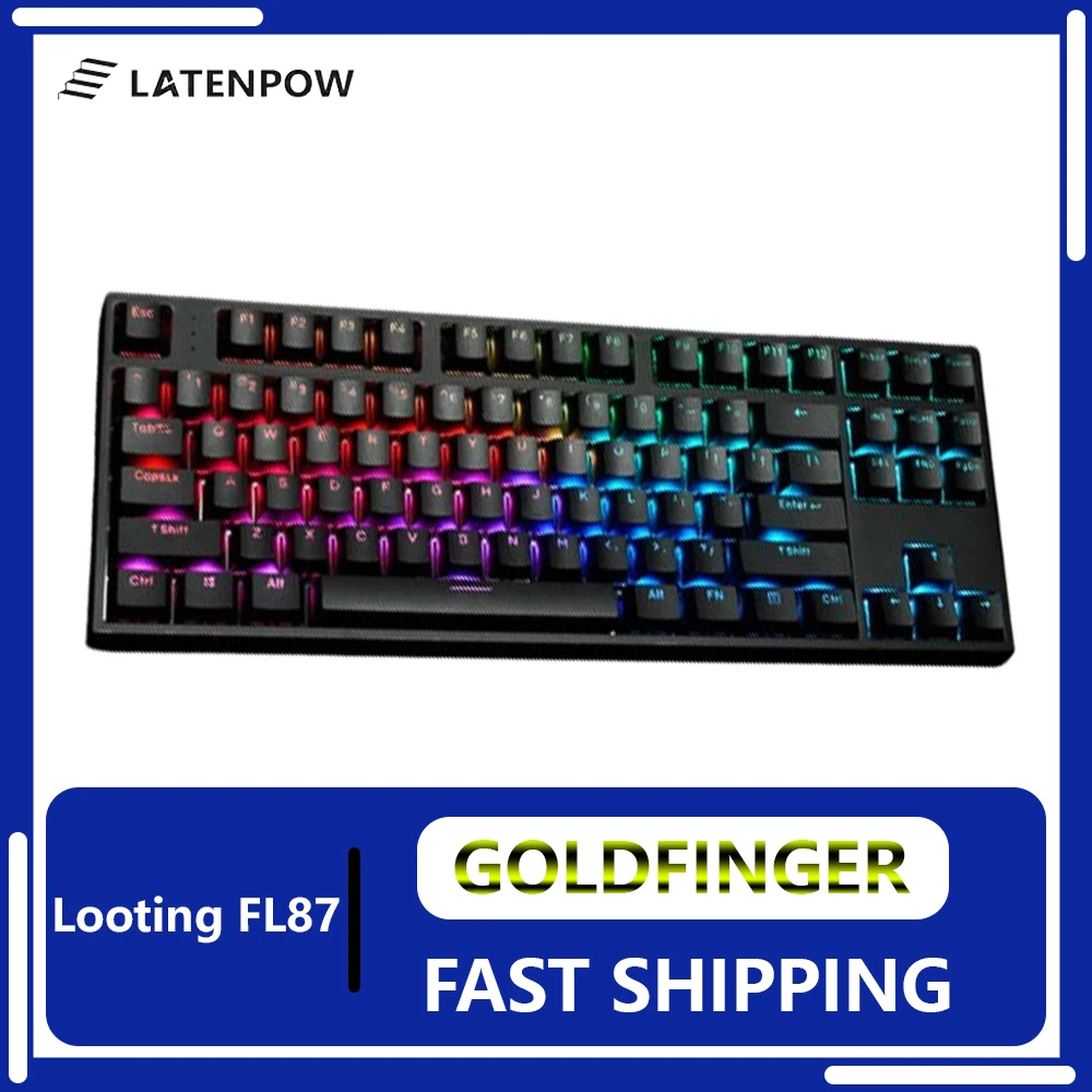Игровая клавиатура Latenpow Looting FL87, механическая Проводная многофункциональная клавиатура с RGB-подсветкой, аксессуары для ПК, игровые подарки
Игровая клавиатура Latenpow Looting FL87, механическая Проводная многофункциональная клавиатура с RGB-подсветкой, аксессуары для ПК, игровые подарки