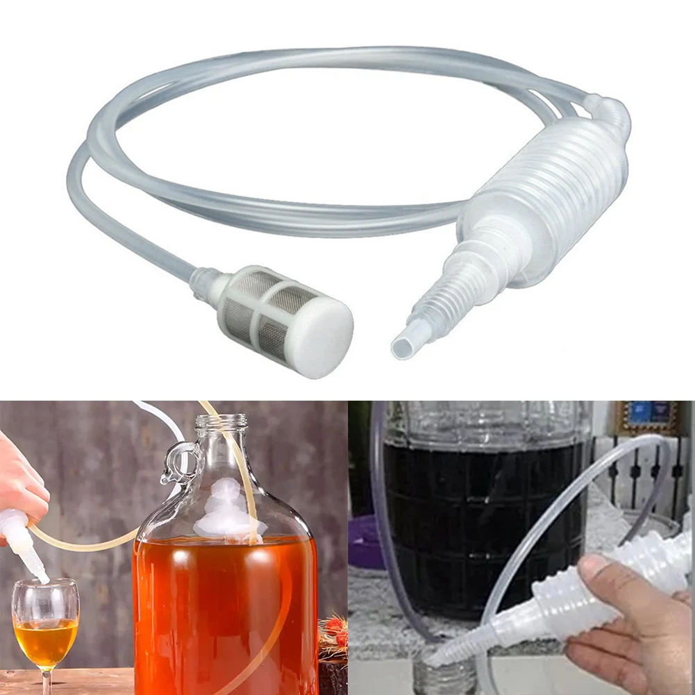 Home Brewing Siphon Pipe Manual Water Changer Lifter Suction Device With Hand Pump & Filter Beer Making Distiller Filter Tube
Home Brewing Siphon Pipe Manual Water Changer Lifter Suction Device With Hand Pump & Filter Beer Making Distiller Filter Tube