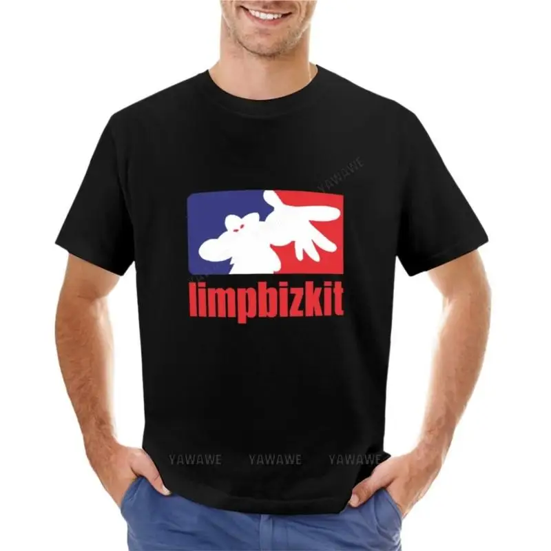

Футболка Limp Bizkit с принтом животных для мальчиков, быстросохнущая футболка, Мужская одежда, летняя черная футболка, мужские футболки