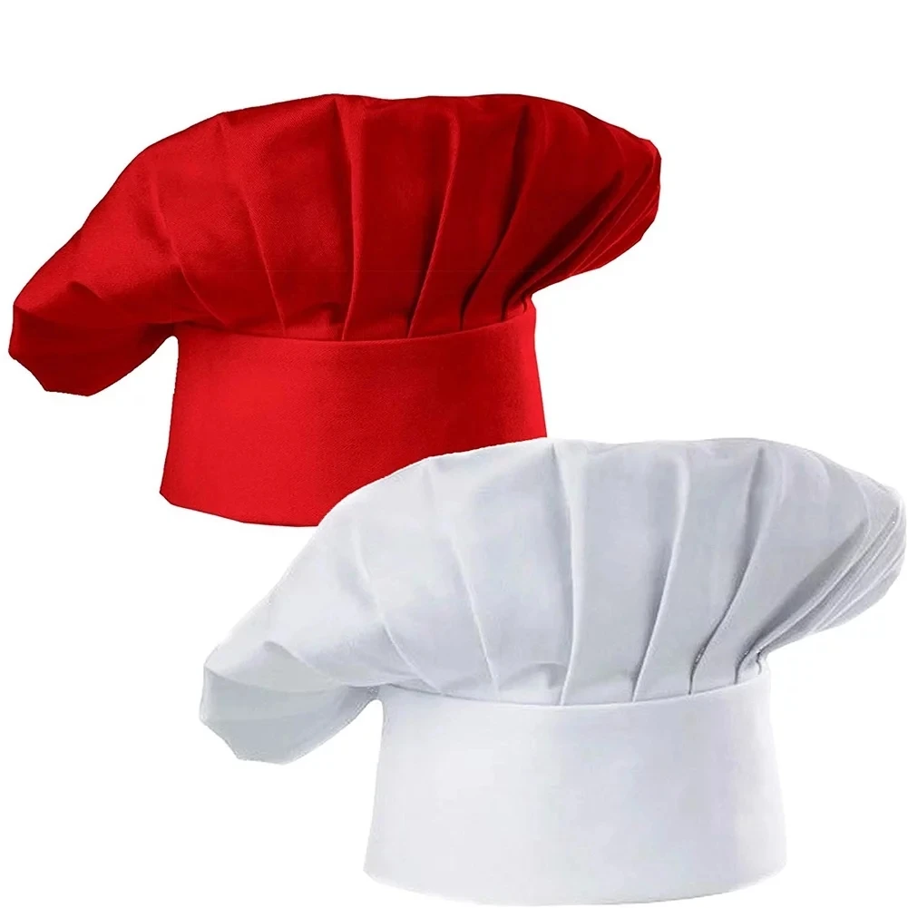 

Регулируемая шапка для кухни унисекс, шапка шеф-повара, эластичная шапка для кухни, пекаря, кепка для приготовления пищи для кейтеринга, полосатые простые шапки, рабочая шапка