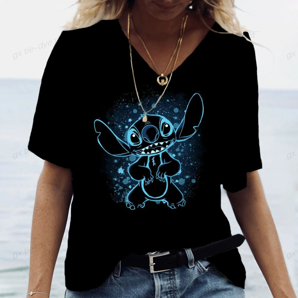 Disney Stitch Women's Blouse Top Summer Clothes For Women Clothing T Shirt Fashion Woman Blouses 2024 Spring
Disney Stitch Women's Blouse Top Summer Clothes For Women Clothing T Shirt Fashion Woman Blouses 2024 Spring