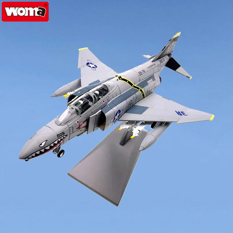 

Woma Brand 1:100 Metal USA Fighter F-4C Phantom Airplane Model Alloy Diecast Planes Aircraft Plane Model Gift Collectibles