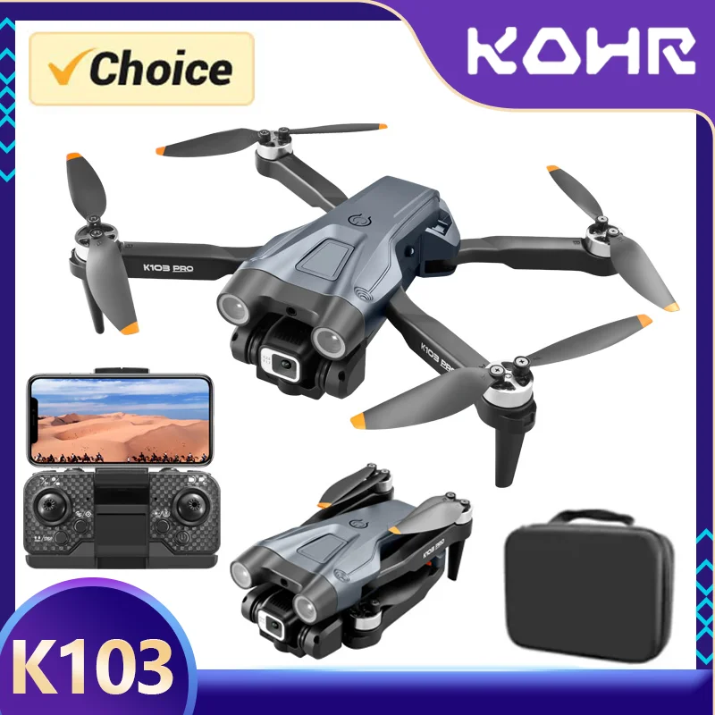 Квадрокоптер KBDFA K103 Профессиональный с HD-камерой 4K и бесщеточным Мотором для аэрофотосъемки с дистанционным управлением и поддержкой Wi-Fi
Квадрокоптер KBDFA K103 Профессиональный с HD-камерой 4K и бесщеточным Мотором для аэрофотосъемки с дистанционным управлением и поддержкой Wi-Fi