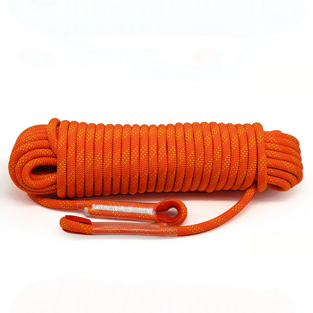 

Climbing Rope 10M/20M Outdoor Static Rapelling Rope for Fire Rescue Safety Escape Tree Climbing Emergency Survival Tools