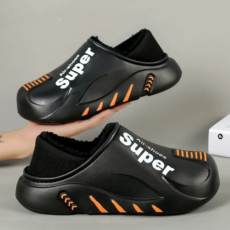 Home Cotton Slippers Warm Non-Slip Plush Slippers Cotton Outdoor Shoes Waterproof Indoor Shoes Sandals Winter Men Men Slides
Home Cotton Slippers Warm Non-Slip Plush Slippers Cotton Outdoor Shoes Waterproof Indoor Shoes Sandals Winter Men Men Slides