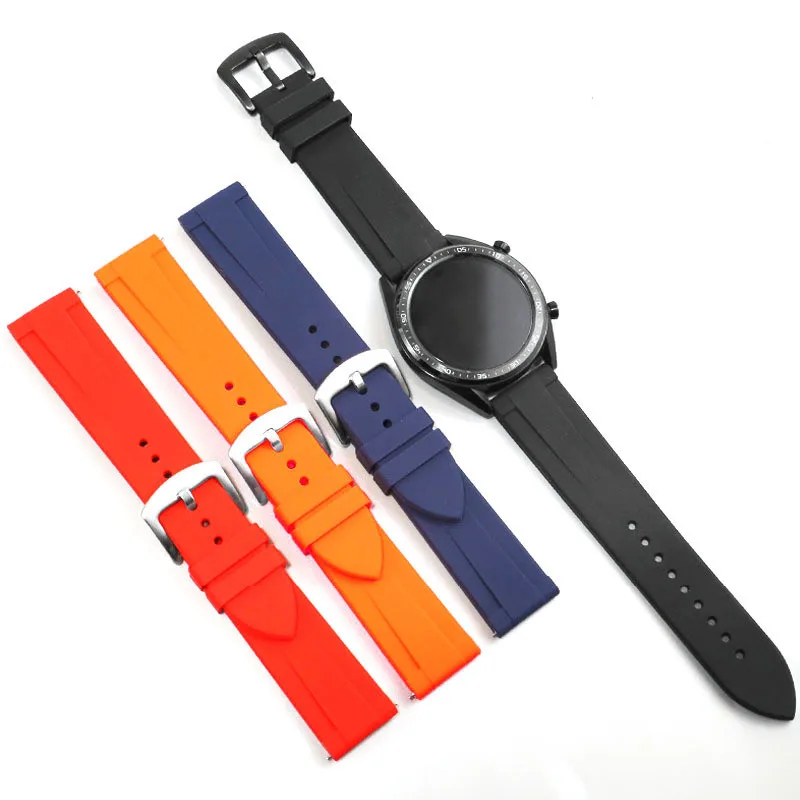 20mm 22mm Silicone Watch Strap for Samsung Huawei Seiko Watch Quick Release Bracelet Universal Waterproof Diving Watch Band
20mm 22mm Silicone Watch Strap for Samsung Huawei Seiko Watch Quick Release Bracelet Universal Waterproof Diving Watch Band