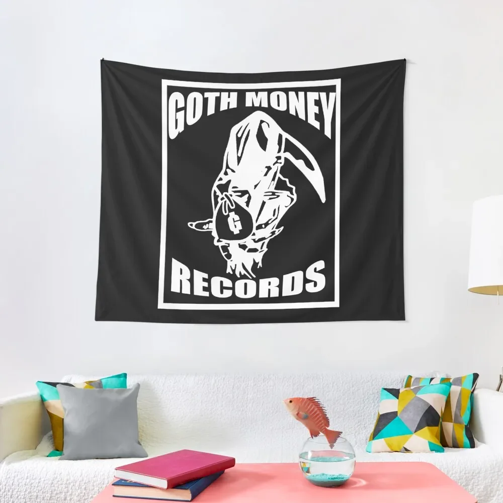 

GOTH MONEY RECORDS GRIM REAPER Tapestry Wall Mural Room Decorations House Decorations Tapestry