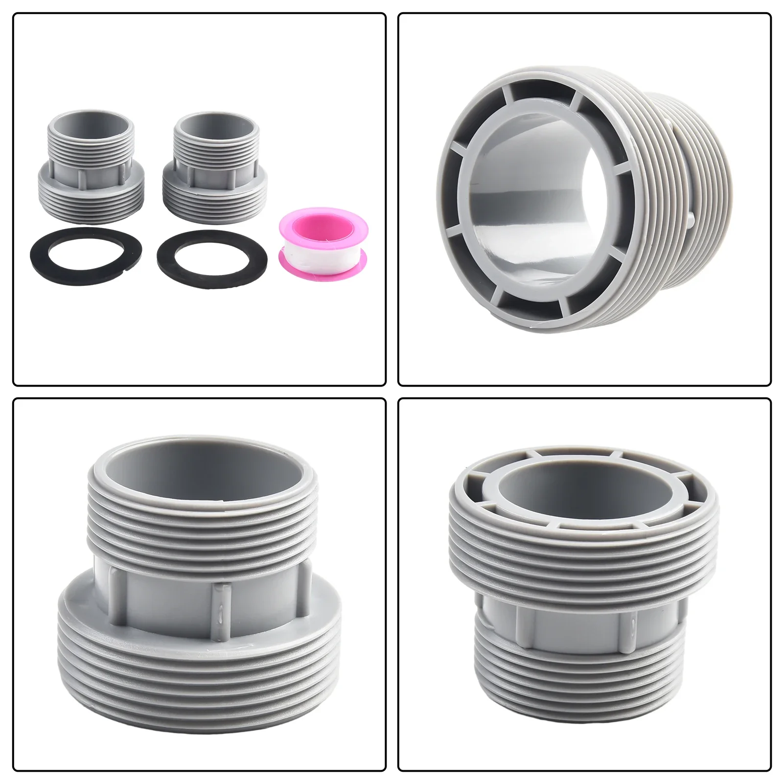 Filter Hose Conversion Adapters And O-rings And Roll Of Tape Hassle-Free Pool Maintenance Fits Most Pool Brands
Filter Hose Conversion Adapters And O-rings And Roll Of Tape Hassle-Free Pool Maintenance Fits Most Pool Brands