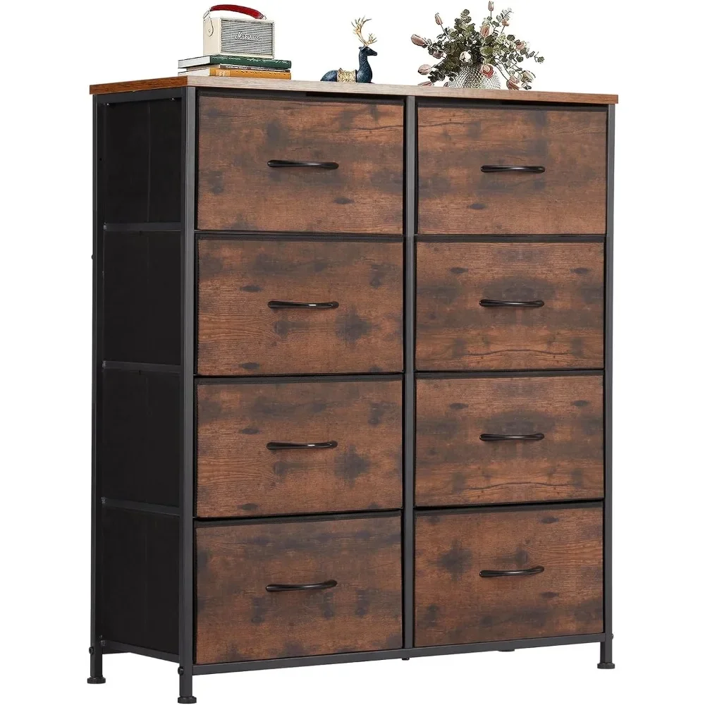 Dresser, Dresser for Bedroom, Drawer Dresser Organizer Storage Drawers Fabric Dresser with 8 Drawers, Chest of Drawers with
Dresser, Dresser for Bedroom, Drawer Dresser Organizer Storage Drawers Fabric Dresser with 8 Drawers, Chest of Drawers with