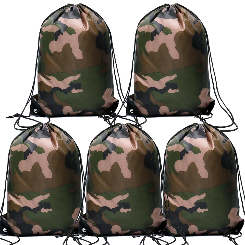 5pcs Camouflage Backpack Drawstring Gym Bag Travel Sport Outdoor Storage Bag Camping Hiking Bags Camouflage Birthday Party Favor
5pcs Camouflage Backpack Drawstring Gym Bag Travel Sport Outdoor Storage Bag Camping Hiking Bags Camouflage Birthday Party Favor