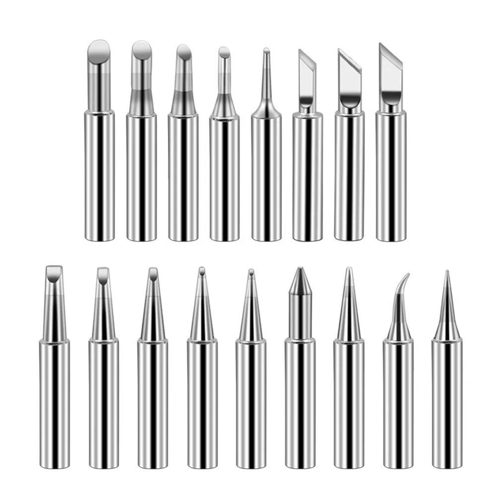 17PC Lead-free Copper Soldering Iron Tips Replacement 936 Soldering Iron Tip Welding Head Soldering Iron Station
17PC Lead-free Copper Soldering Iron Tips Replacement 936 Soldering Iron Tip Welding Head Soldering Iron Station