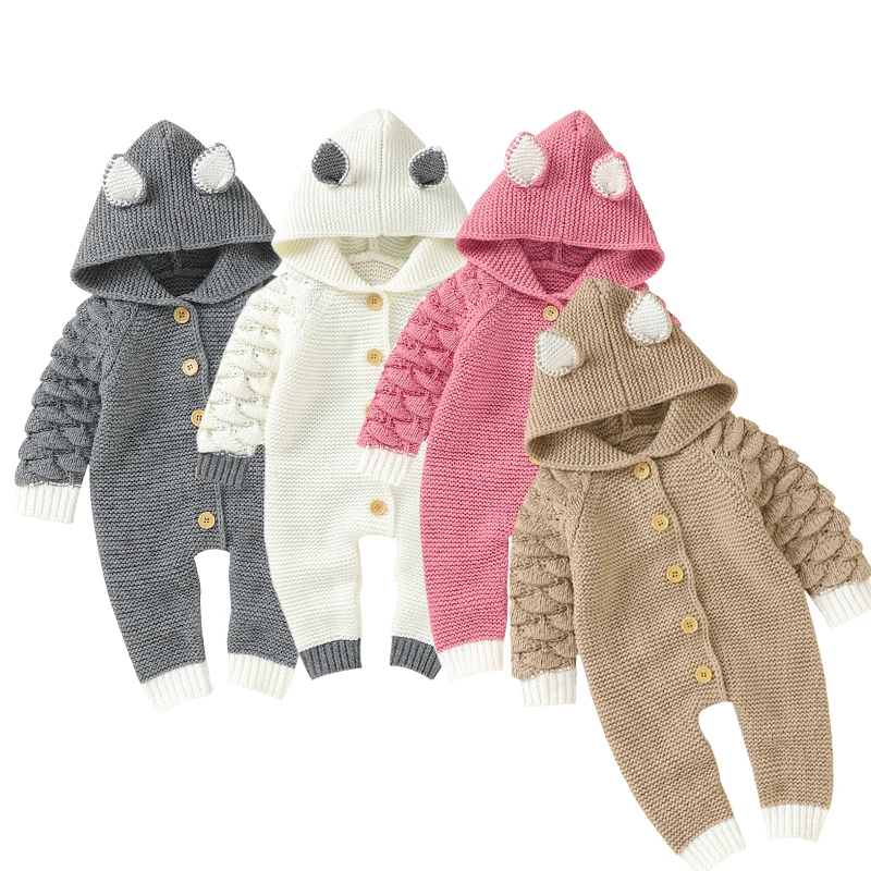 Winter Baby Girls Clothes Toddler Baby Girl Boys Knitting Hooded Long Sleeve Romper Infant Baby Boys Girls Knitting Jumpsuit
Winter Baby Girls Clothes Toddler Baby Girl Boys Knitting Hooded Long Sleeve Romper Infant Baby Boys Girls Knitting Jumpsuit