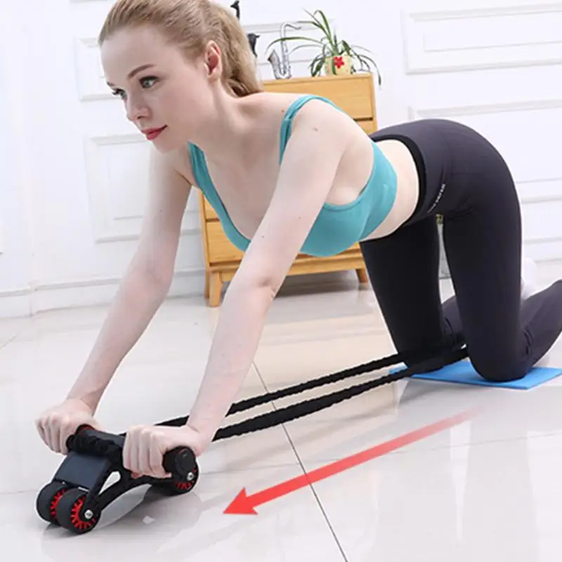 

AB Roller Wheel Roller Keep Fit Wheels No Noise Abdominal Training Equipment Abdominal Muscle Trainer for Gym Strength Workouts