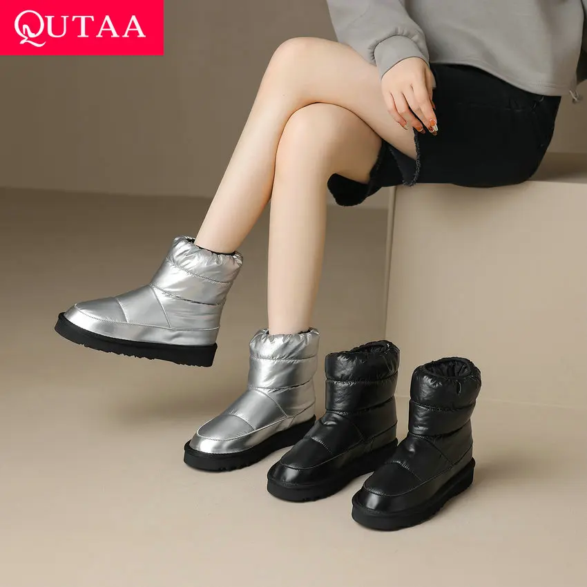 QUTAA 2024 Warm Snow Boots For Women Winter Women Med Heel Ankle Boots Low Heels Casual Outdoor Round Toe Size 34-43
QUTAA 2024 Warm Snow Boots For Women Winter Women Med Heel Ankle Boots Low Heels Casual Outdoor Round Toe Size 34-43