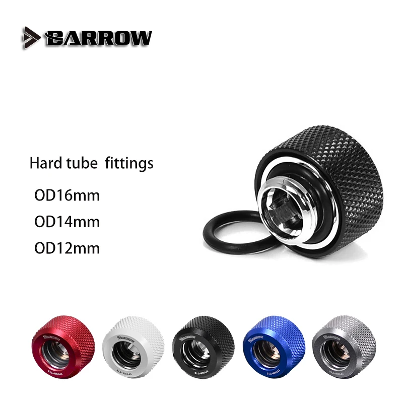Barrow TFTKN-T Series, фитинг для жесткой трубки, G1/4 "Выбор адаптеров для водяного охлаждения, подходящих для жестких трубок OD12mm/OD14mm/OD16mm
Barrow TFTKN-T Series, фитинг для жесткой трубки, G1/4 "Выбор адаптеров для водяного охлаждения, подходящих для жестких трубок OD12mm/OD14mm/OD16mm