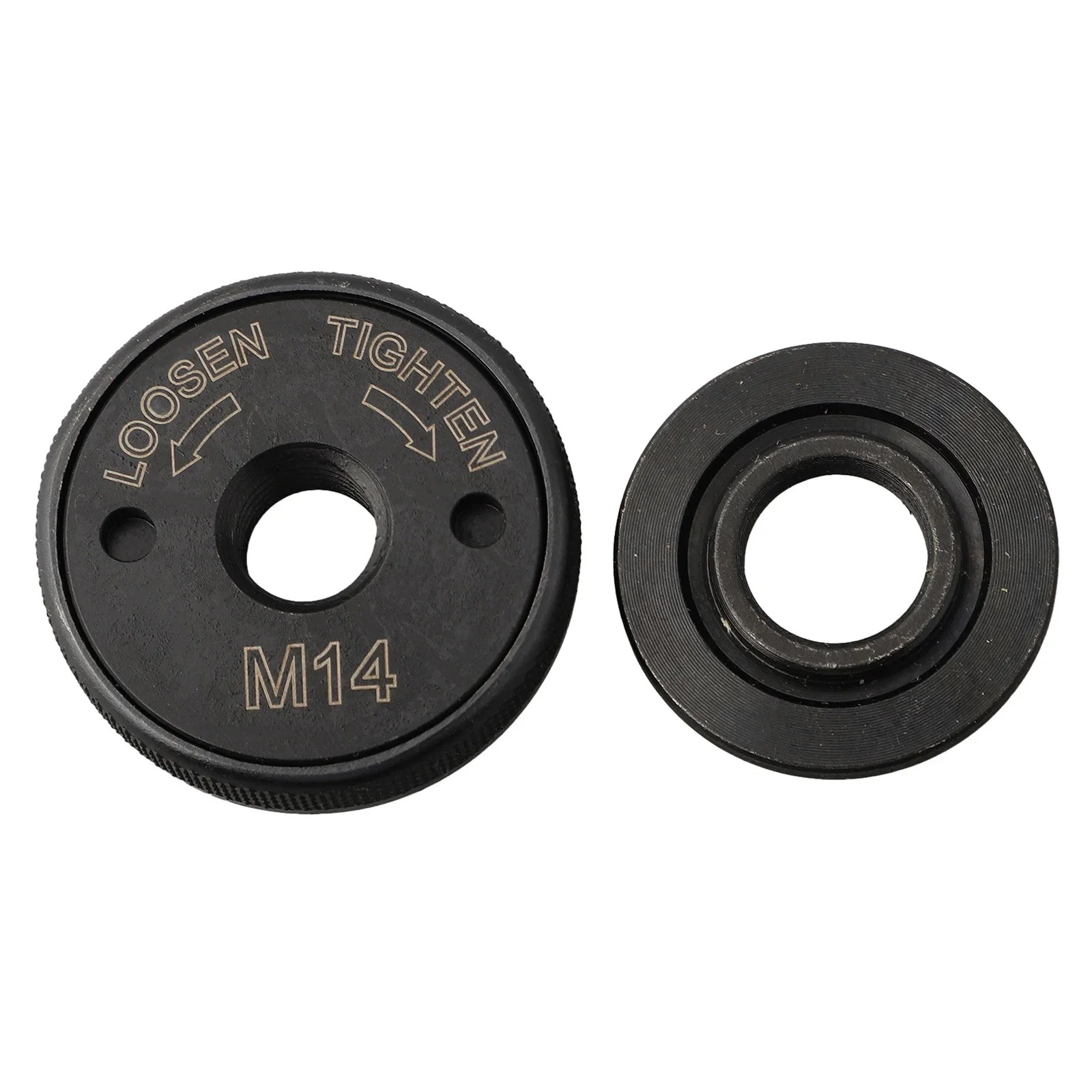 Reliable Self Locking Mechanism 2pc M14 Quickrelease Clamping Nut Angle Grinder Flange Nut Flex 115 125 180 230
Reliable Self Locking Mechanism 2pc M14 Quickrelease Clamping Nut Angle Grinder Flange Nut Flex 115 125 180 230