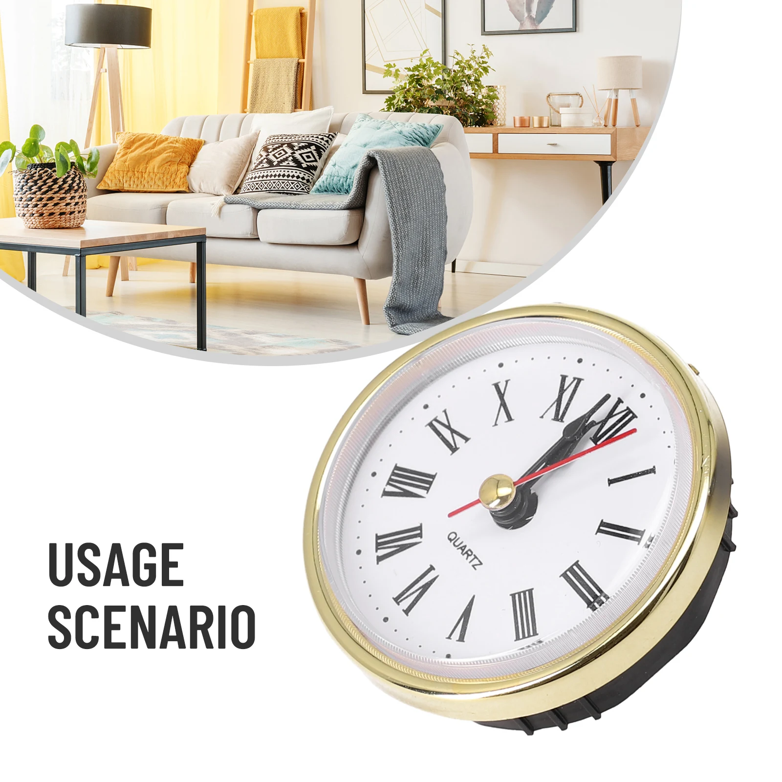 65MM Quartz Clock Inserts Movement Insert Replacement DIY Parts Roman Numbers Decoration For Home Office With A Rubber Ring
65MM Quartz Clock Inserts Movement Insert Replacement DIY Parts Roman Numbers Decoration For Home Office With A Rubber Ring