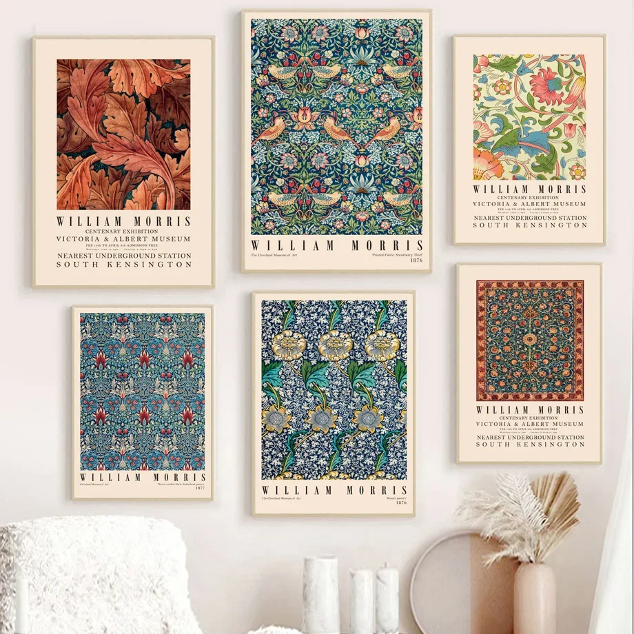 Vintage William Morris Classic Exhibition Wall Art Canvas Painting Nordic Posters And Prints Wall Pictures For Living Room Decor
Vintage William Morris Classic Exhibition Wall Art Canvas Painting Nordic Posters And Prints Wall Pictures For Living Room Decor