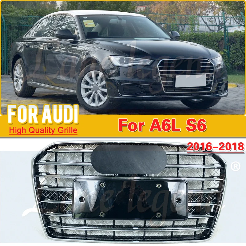 Facelift Tuning Accessories For Audi A6 A6L C7 2016 2017 2018 Modified W12/V6 medium mesh metal grille Car Auto Parts
Facelift Tuning Accessories For Audi A6 A6L C7 2016 2017 2018 Modified W12/V6 medium mesh metal grille Car Auto Parts