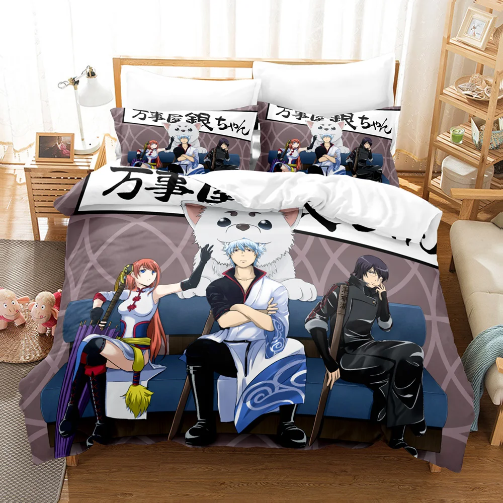 Anime GINTAMA Gintoki Bedding Set Boys Girls Twin Queen Size Duvet Cover Pillowcase Bed Kids Adult Home Textile Customizable
Anime GINTAMA Gintoki Bedding Set Boys Girls Twin Queen Size Duvet Cover Pillowcase Bed Kids Adult Home Textile Customizable
