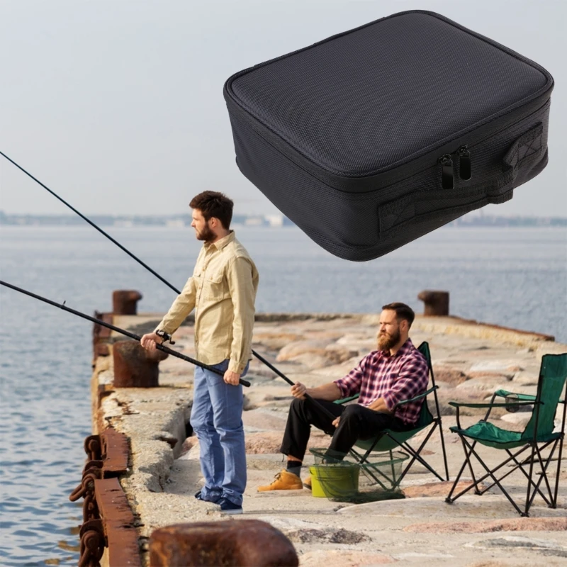 Рыболовная леска, катушка для хранения приманки, большая емкость, сумка для рыболовных снастей на открытом воздухе
Рыболовная леска, катушка для хранения приманки, большая емкость, сумка для рыболовных снастей на открытом воздухе