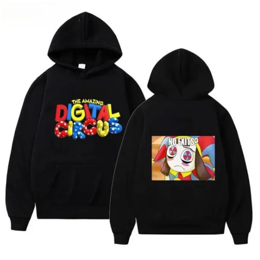 

2023 The Amazing Digital Circus Anime Pomni Jax Cartoon Hoodie Women Men Hooded Sweatshirt Streetwear Harajuku Pullovers