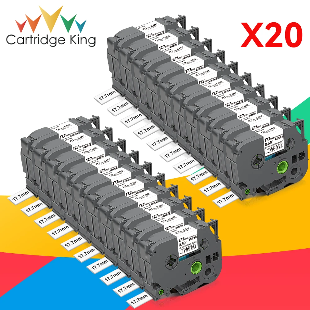 20PK совместимый с Brother термоусадочный телефон HSe241 Φ HSe 241 17.7 Φ совместимый с Brother Ptouch Label Maker
20PK совместимый с Brother термоусадочный телефон HSe241 Φ HSe 241 17.7 Φ совместимый с Brother Ptouch Label Maker