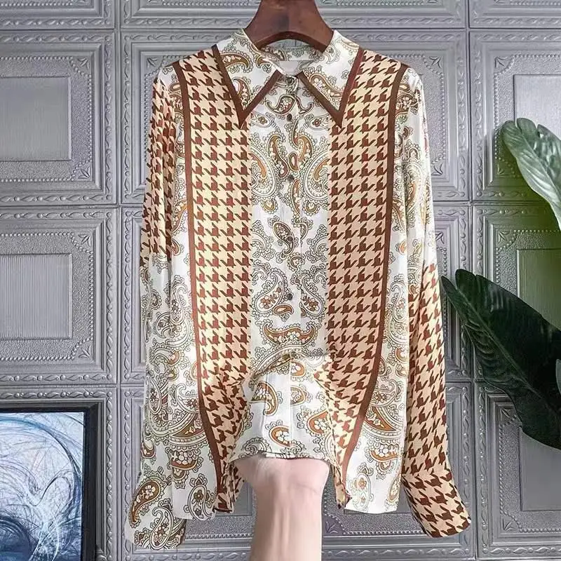 Blusa Mujer Moda 2023 Floral Fashion Lapel Long Sleeve Shirt Womens Tops Camisas De Mujer
Blusa Mujer Moda 2023 Floral Fashion Lapel Long Sleeve Shirt Womens Tops Camisas De Mujer