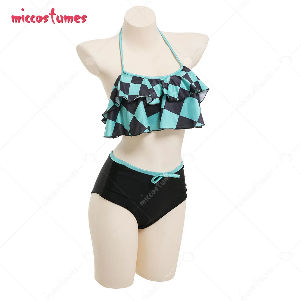Women Halter Neck Top and High Waist Cosplay Costume Two Piece Anime Swimsuit Swimwear Bathing Suit
Women Halter Neck Top and High Waist Cosplay Costume Two Piece Anime Swimsuit Swimwear Bathing Suit