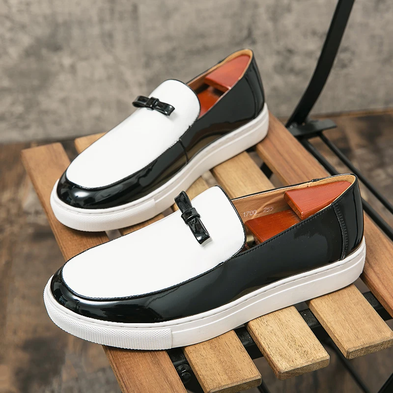 38-47Business Men Leather Shoes Casual Loafers Shoes for Men Designer Dress Shoes Driving Platform Tênis Masculino Free Shipping
38-47Business Men Leather Shoes Casual Loafers Shoes for Men Designer Dress Shoes Driving Platform Tênis Masculino Free Shipping