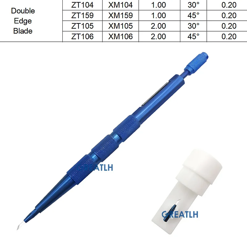 Ophthalmic Blade Sapphire Double Edge Blade/single Blade Knife Head Only Blades /Knife Tip Head for Eye Surgical Instrument
Ophthalmic Blade Sapphire Double Edge Blade/single Blade Knife Head Only Blades /Knife Tip Head for Eye Surgical Instrument