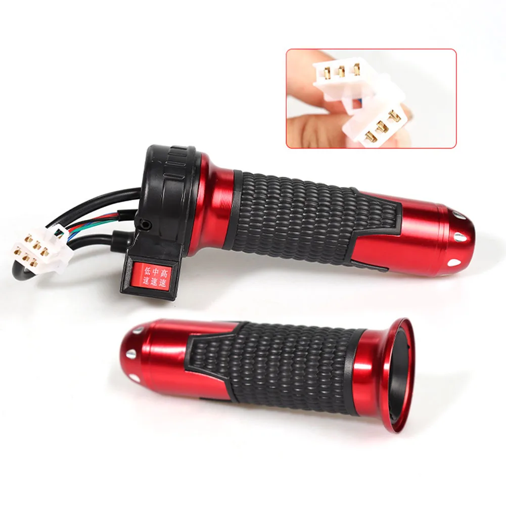 1 Pair Bicycle Throttle High/Medium/Low Speed 350mm Line Length ABS Aluminum Alloy Black Red Electric Bike Accessories
1 Pair Bicycle Throttle High/Medium/Low Speed 350mm Line Length ABS Aluminum Alloy Black Red Electric Bike Accessories