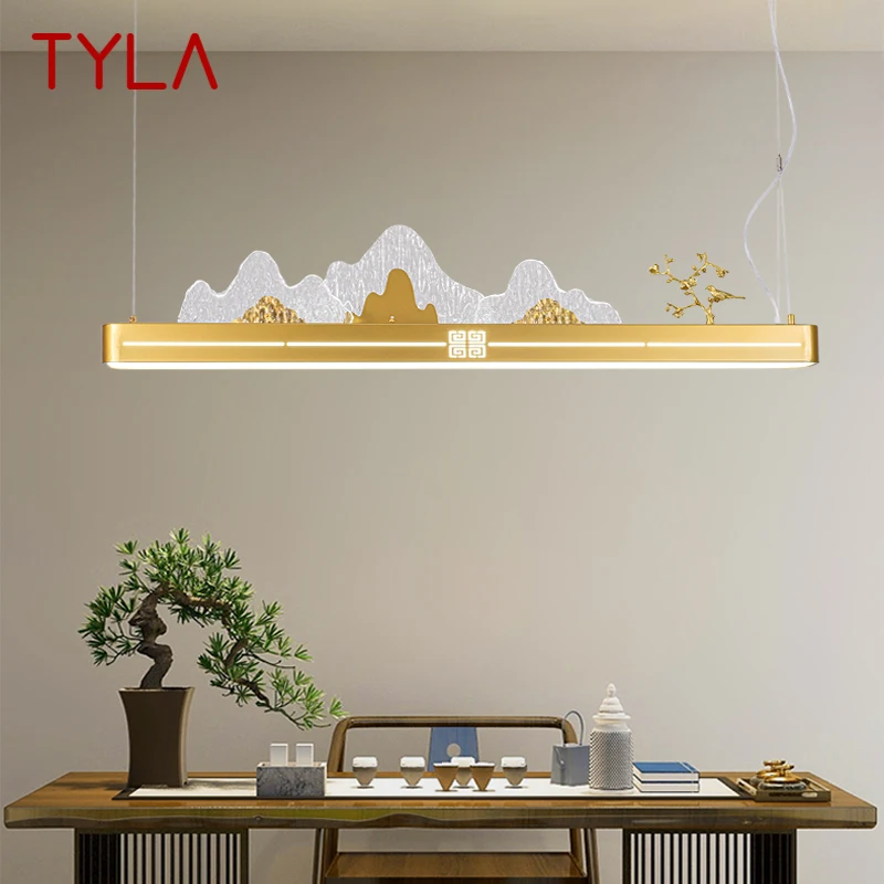 TYLA LED 3 Colors Modern Pendant Lights Chinese Style Landscape Luxury Gold Tea House Living Room Chandelier
TYLA LED 3 Colors Modern Pendant Lights Chinese Style Landscape Luxury Gold Tea House Living Room Chandelier