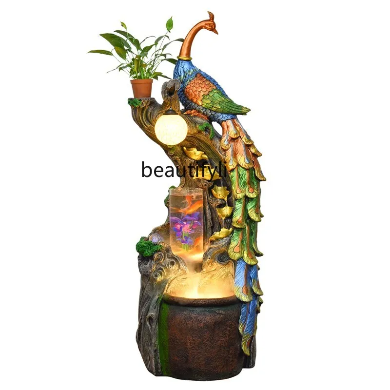 TT Large Indoor Peacock Water Fountain Home Waterscape Decoration Courtyard Floor Water Landscape
TT Large Indoor Peacock Water Fountain Home Waterscape Decoration Courtyard Floor Water Landscape