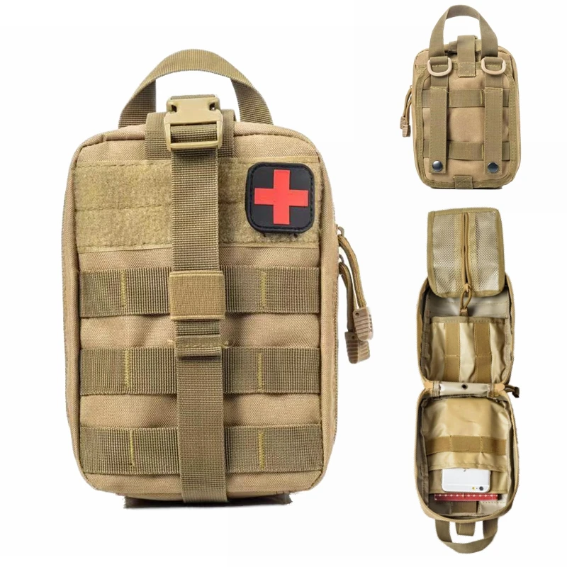 

Outdoor Molle Tactical First Aid Kits Medical Bag Emergency Army Hunting Car Emergency Camping Survival Tool Military EDC Pouch