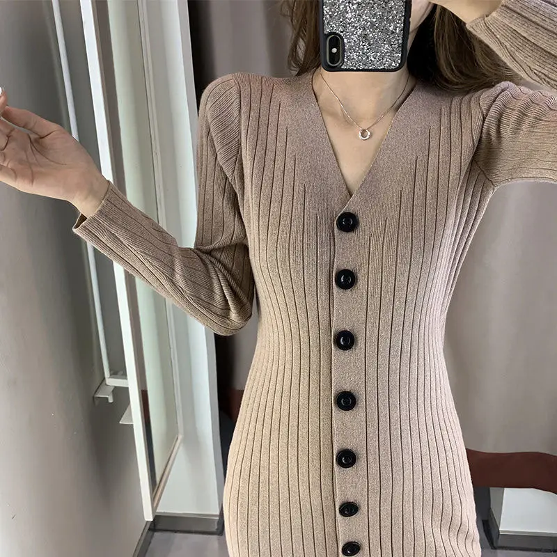 2023 Hot Selling Elegant Mid-Length Sweater Skirt Fat Girl New Autumn and Winter Loose Over The Knee Dress H18
2023 Hot Selling Elegant Mid-Length Sweater Skirt Fat Girl New Autumn and Winter Loose Over The Knee Dress H18