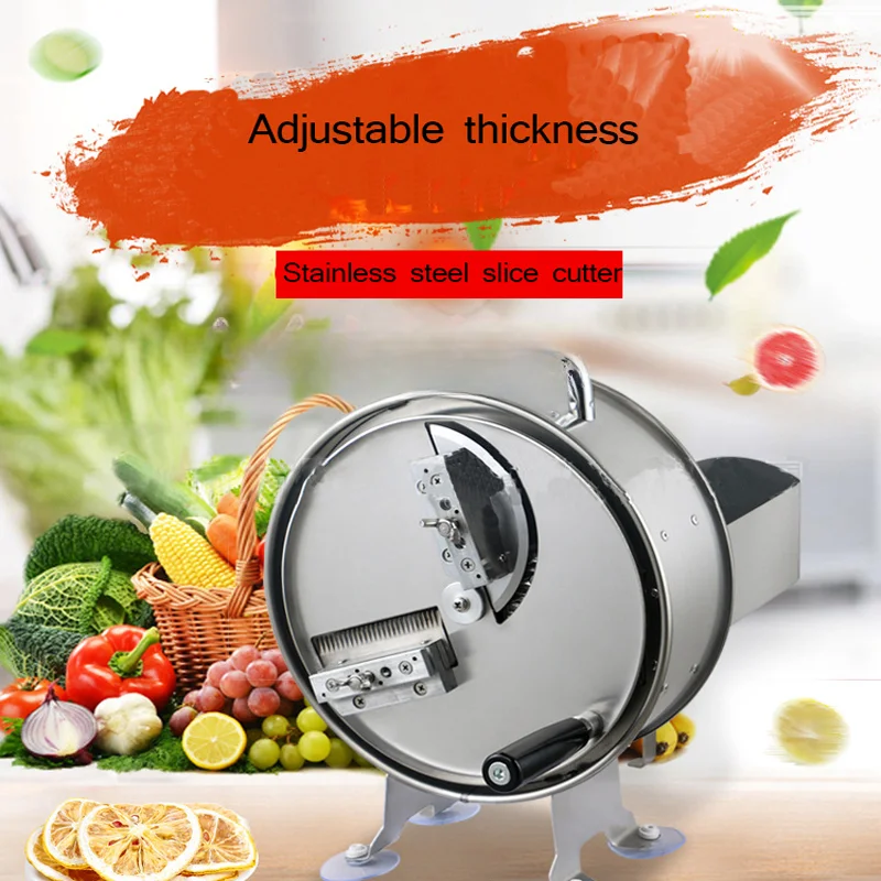 Commercial Manual Stainless Steel Meat Slicer Electric Shredder Vegetable and Fruit Cutter Kitchen Tool
Commercial Manual Stainless Steel Meat Slicer Electric Shredder Vegetable and Fruit Cutter Kitchen Tool
