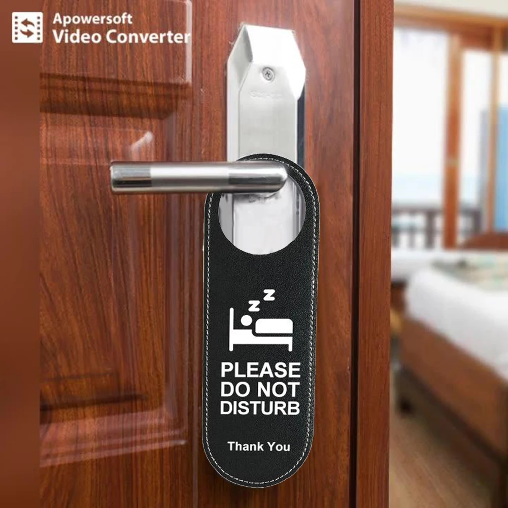 Leather Do Not Disturb Signs Door Knobs Hanger Pendant Cleaning Label Make Up Room Label Hanging Tag For Hotel Bar Mall
Leather Do Not Disturb Signs Door Knobs Hanger Pendant Cleaning Label Make Up Room Label Hanging Tag For Hotel Bar Mall