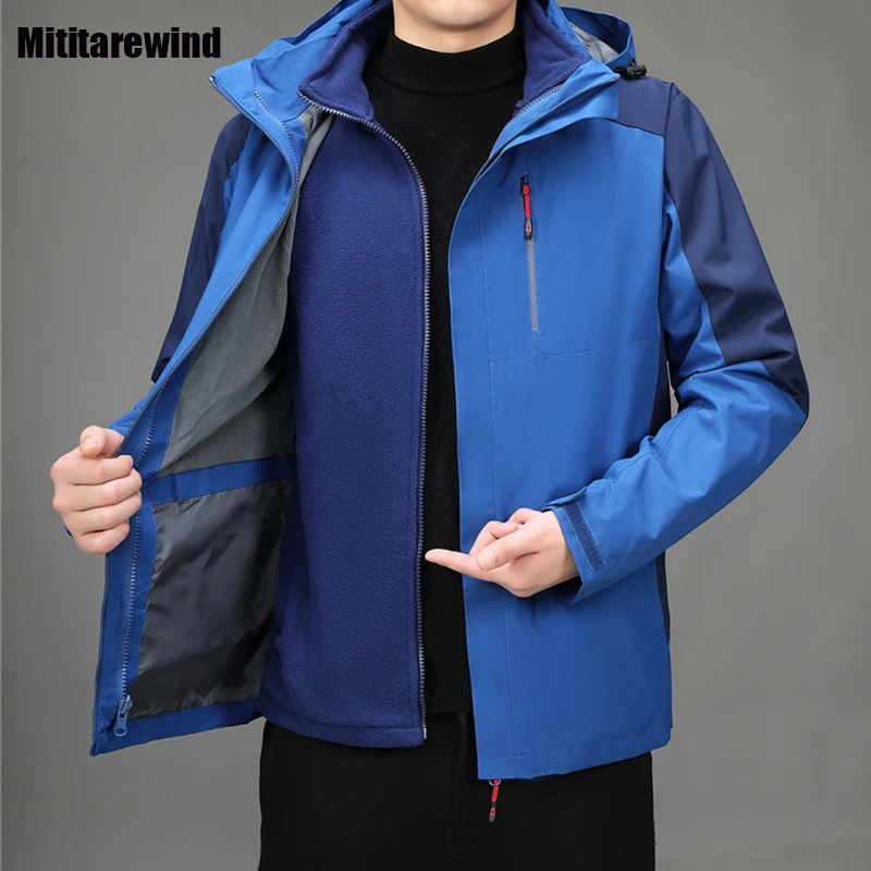 Autumn Winter Outdoor Jacket Men Travel Camping Waterproof Windbreaker Polar Fleece Liner Detachable Hooded Coats to Keep Warm
Autumn Winter Outdoor Jacket Men Travel Camping Waterproof Windbreaker Polar Fleece Liner Detachable Hooded Coats to Keep Warm
