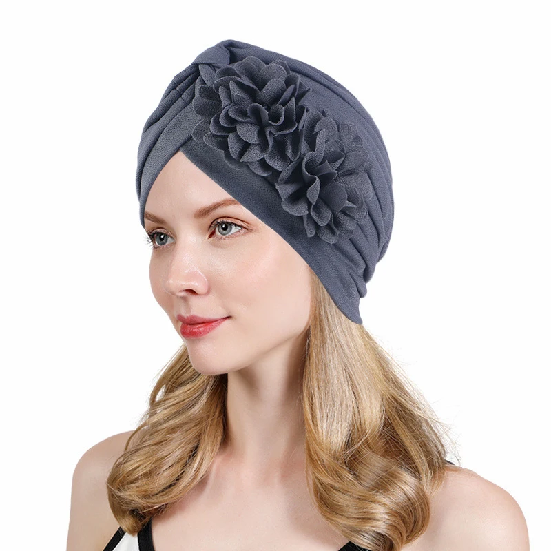 Women Muslim Indian Flower Turban Pleated Hijab Chemo Caps Cancer Bonnet Inner Hat Headwear Scarf Under Hair Loss Femme Turbante
Women Muslim Indian Flower Turban Pleated Hijab Chemo Caps Cancer Bonnet Inner Hat Headwear Scarf Under Hair Loss Femme Turbante
