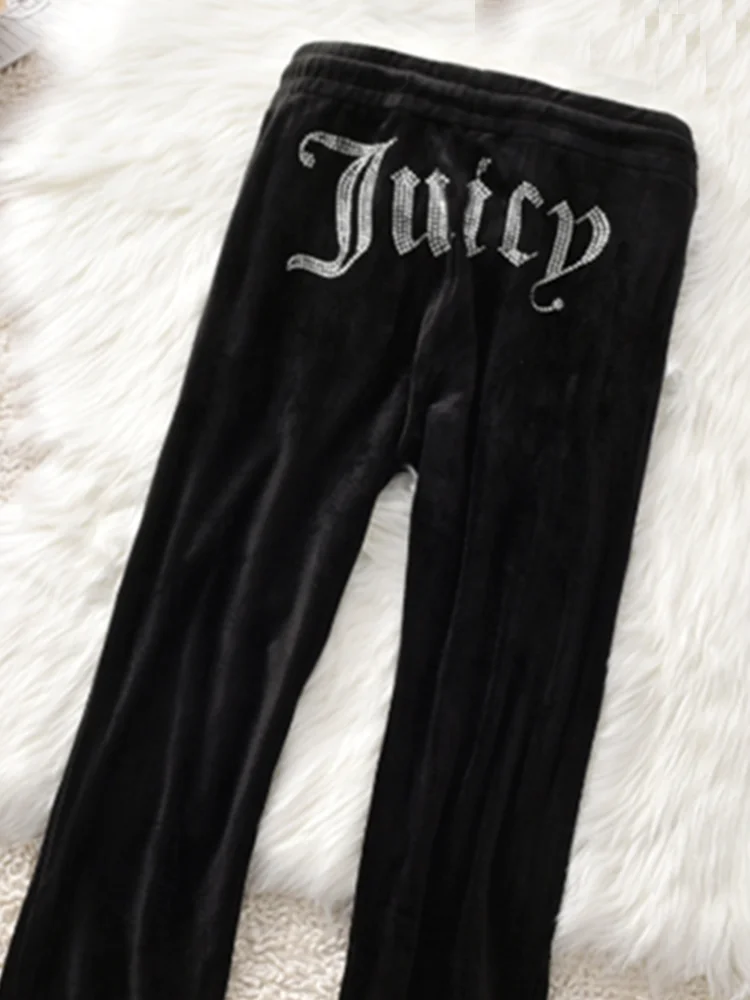 Y2k Sweatpants Velvet Wide Leg Pants with Two Side Pockets Drawstring juicy Pants for Women Clothing
Y2k Sweatpants Velvet Wide Leg Pants with Two Side Pockets Drawstring juicy Pants for Women Clothing