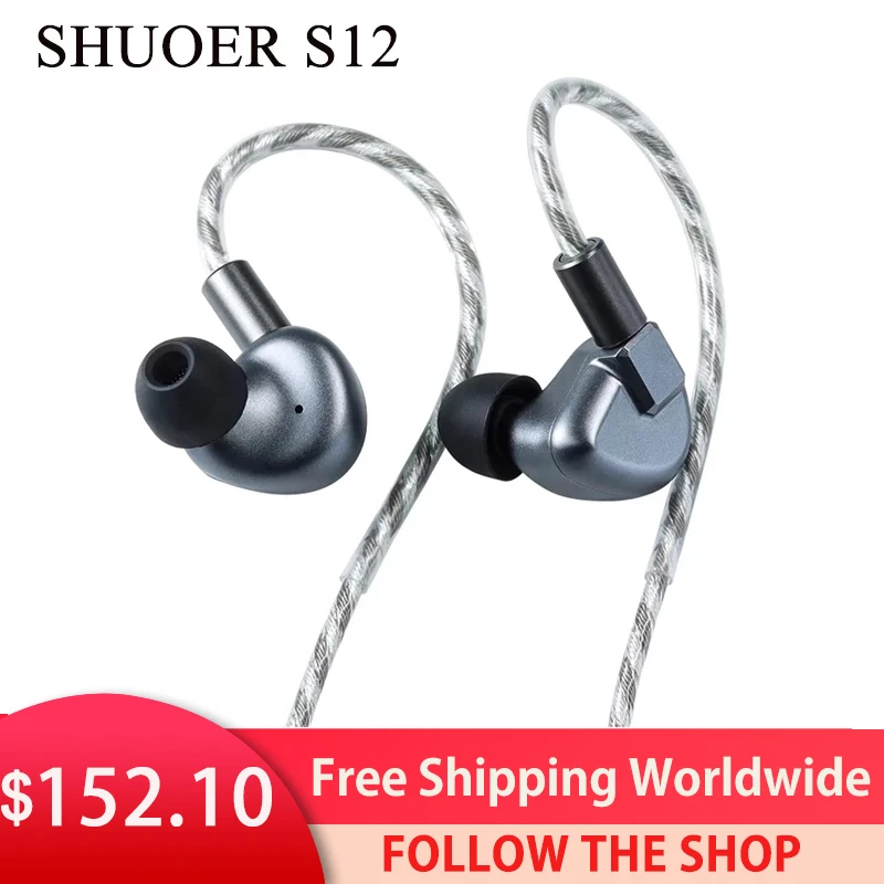 Letshuoer S12 PRO | Shuoer S12 Магнитный строгальный драйвер Наушники Hi-Fi IEM посеребренный медный кабель с разъемом 2,5/3,5/4,4 мм
Letshuoer S12 PRO | Shuoer S12 Магнитный строгальный драйвер Наушники Hi-Fi IEM посеребренный медный кабель с разъемом 2,5/3,5/4,4 мм