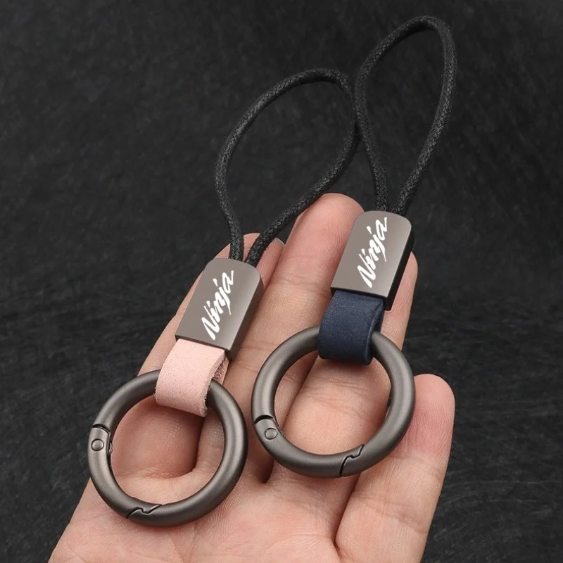 Motorcycle Genuine Leather Keychain Holder Keyring Key Chains Lanyard Key Chain for Kawasaki Ninja 250 300 400 650 Accessories
Motorcycle Genuine Leather Keychain Holder Keyring Key Chains Lanyard Key Chain for Kawasaki Ninja 250 300 400 650 Accessories