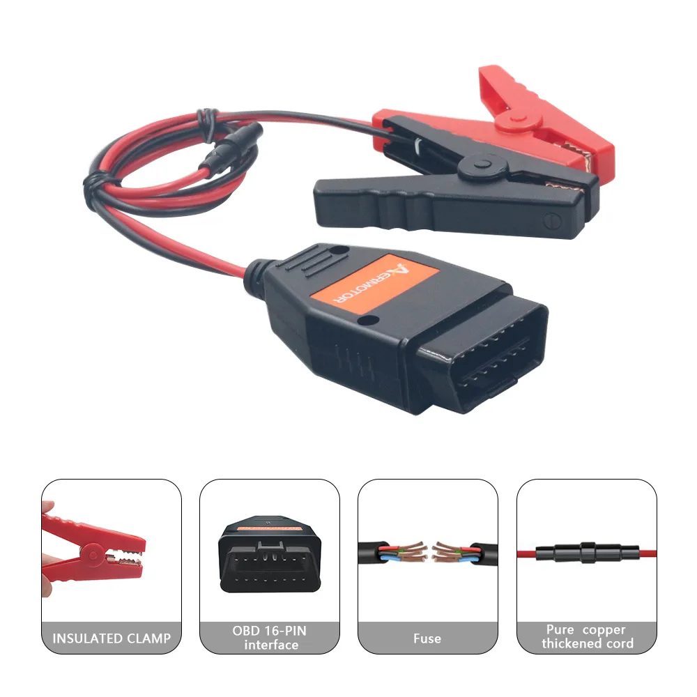 Car OBD2 Automotive Battery Replace Diagnostic Tool OBD II Vehicle ECU Memory Saver Battery Plug Emergency Power Supply Cable
Car OBD2 Automotive Battery Replace Diagnostic Tool OBD II Vehicle ECU Memory Saver Battery Plug Emergency Power Supply Cable