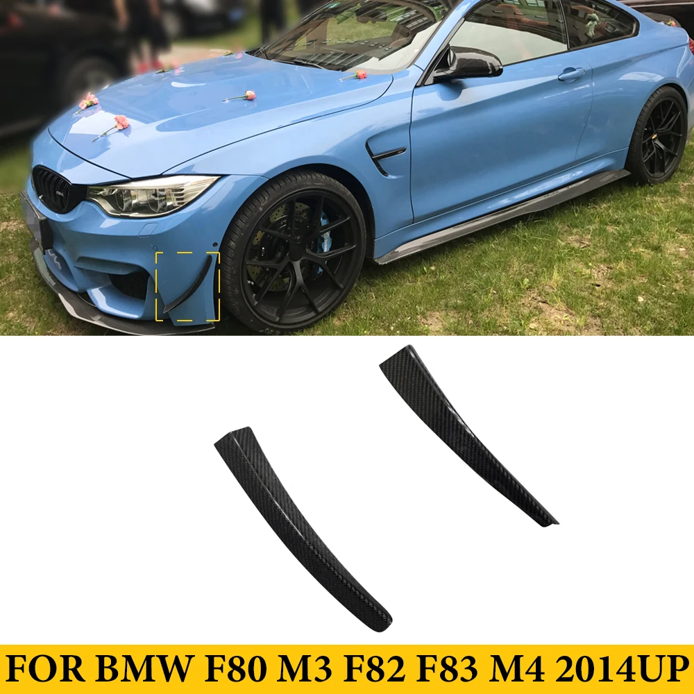 For BMW F80 M3 F82 F83 M4 2014UP Carbon Fiber Front Bumper Canards Splitters Side Fins Car Styling
For BMW F80 M3 F82 F83 M4 2014UP Carbon Fiber Front Bumper Canards Splitters Side Fins Car Styling