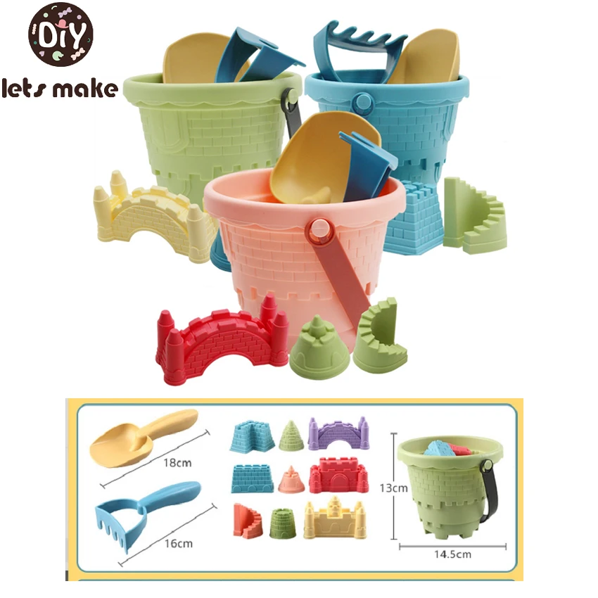 6Pcs Baby Summer Beach Toys Set Castle Model Ins Seaside Beach Toys Sandbox Beach Bag Dune Sand Mold Tools Play Sand Water Tools
6Pcs Baby Summer Beach Toys Set Castle Model Ins Seaside Beach Toys Sandbox Beach Bag Dune Sand Mold Tools Play Sand Water Tools