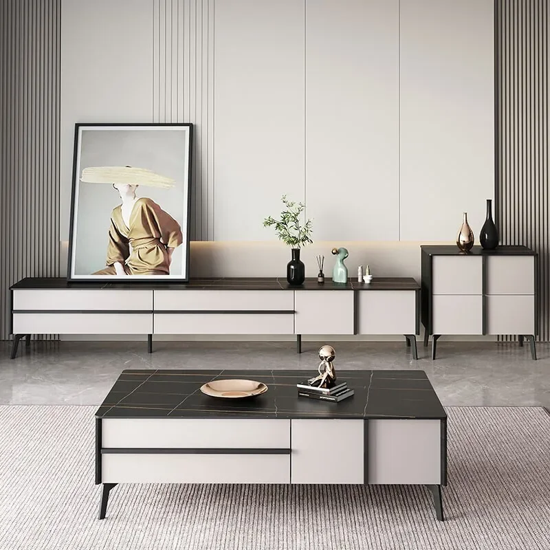 Italian light luxury rock plate tea table combination Nordic small family modern simple living room furniture tea table combinat
Italian light luxury rock plate tea table combination Nordic small family modern simple living room furniture tea table combinat
