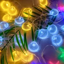 Shell Fairy String Lights LED 6/3/1.5M Holiday Garland Lamp For Indoor Hoilday Wedding Room Party Decoration USB/Battery Powered
Shell Fairy String Lights LED 6/3/1.5M Holiday Garland Lamp For Indoor Hoilday Wedding Room Party Decoration USB/Battery Powered