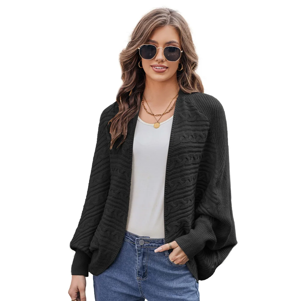GK Women Ruched Back Cardigan Long Batwing Sleeve Open Front Sweater V-neck Loose Fit Office Lady Fashion Knitted Jumpers
GK Women Ruched Back Cardigan Long Batwing Sleeve Open Front Sweater V-neck Loose Fit Office Lady Fashion Knitted Jumpers
