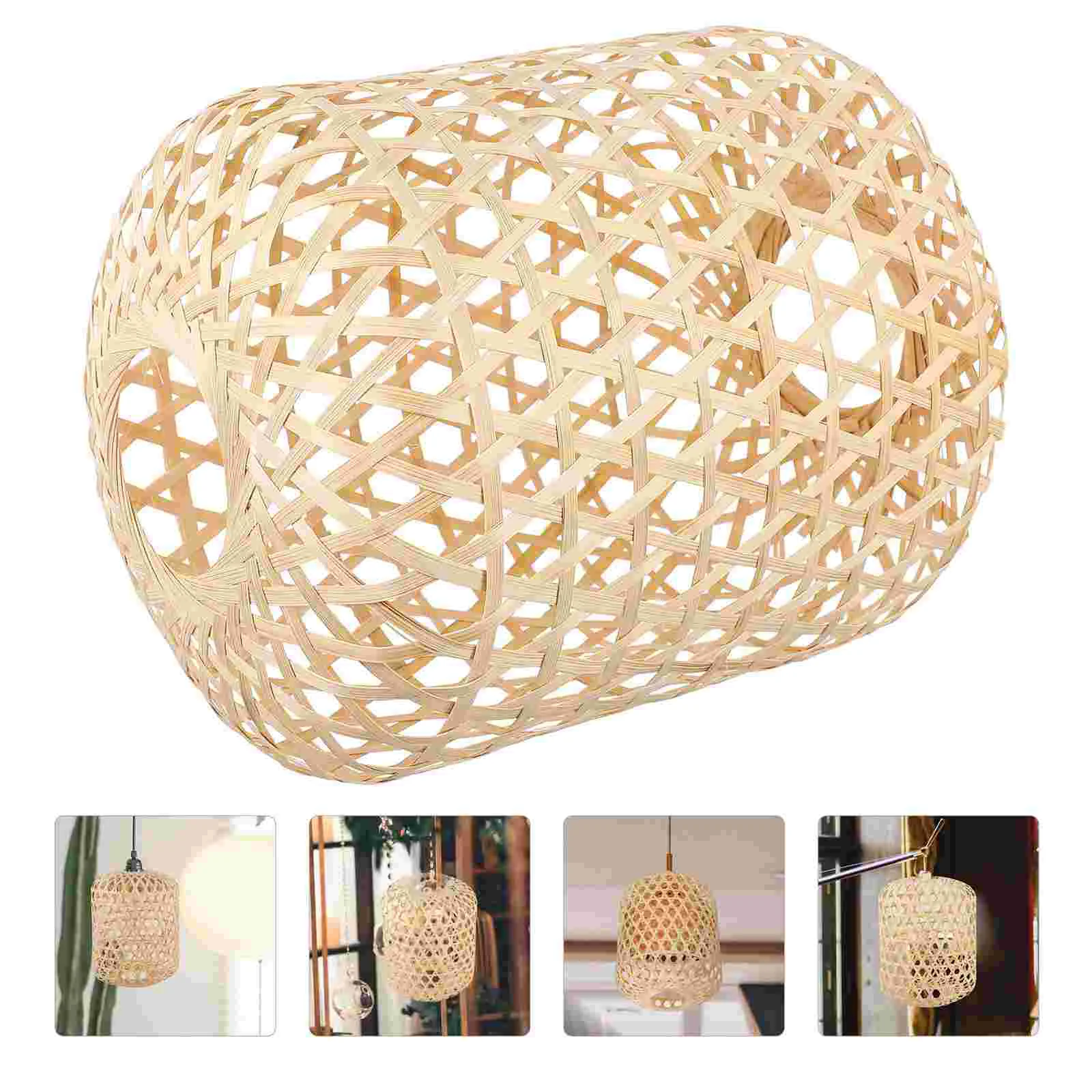 Bamboo Lampshade Vintage Weaving Lampshades Lantern for Ceiling Light Cover Pendant Chandelier
Bamboo Lampshade Vintage Weaving Lampshades Lantern for Ceiling Light Cover Pendant Chandelier
